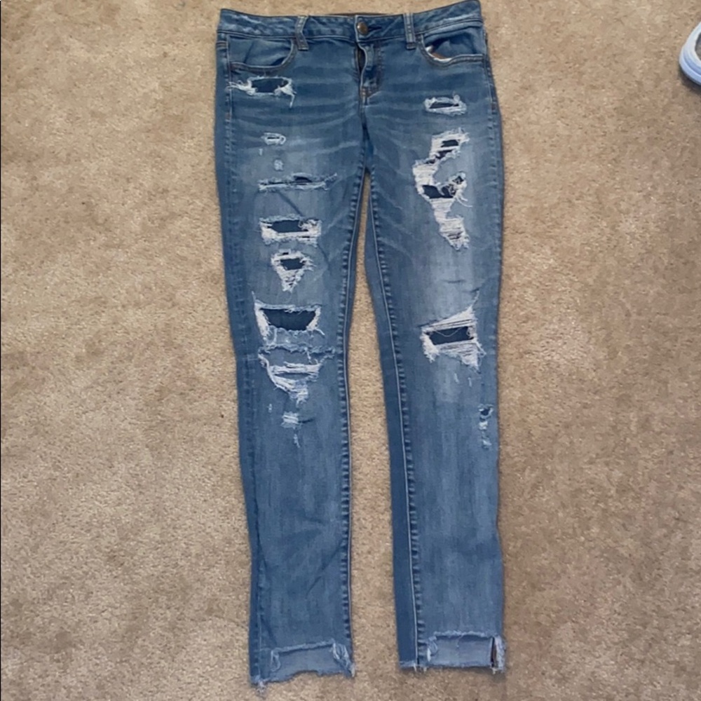 Ripped jeans from American eagle